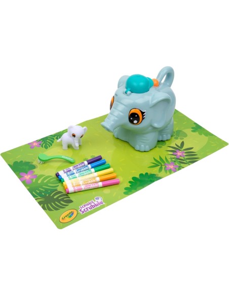 Scribble Scrubbie Color Blaster Elephant Airbrush with Pets CRA74-0003 Crayola | Futurartshop.com