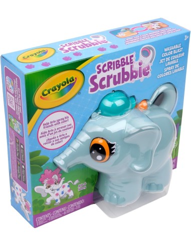 Scribble Scrubbie Color Blaster Elephant Airbrush with Pets CRA74-0003 Crayola | Futurartshop.com