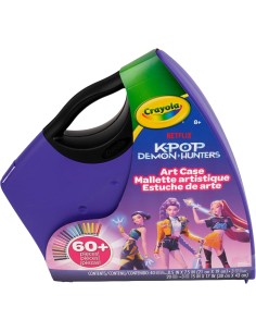 Valigetta Colori Crayola K-Pop Demon Hunters, 20 Pennarelli e Sticker CRA04-1310 Crayola | Futurartshop.com