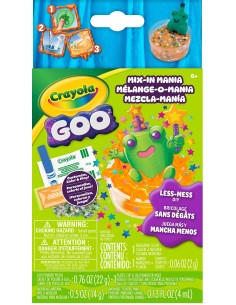 Goo Mix'n Mania Frog & Turtle, DIY Slime Making Kit for Kids CRA74-7870 Crayola | Futurartshop.com
