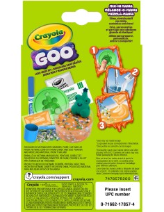 Goo Mix'n Mania Frog & Turtle, DIY Slime Making Kit for Kids CRA74-7870 Crayola | Futurartshop.com 2