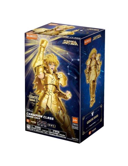 knights of the zodiac Saint Seiya Champion Class 13 - Gemini Saga - Snap-Fit Kit PROBLK75015 Blokees | Futurartshop.com