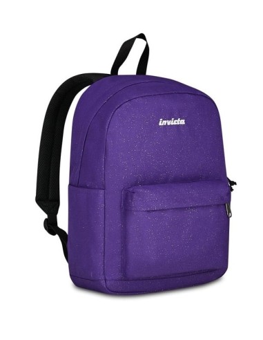 Zaino Invicta Carlson Shine Viola Glitter – Scuola Porta PC 24L ROU363257 Invicta | Futurartshop.com