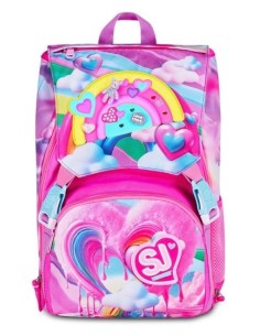 Seven SJ Gang Joyful Pins Girl – Expandable Big School Backpack ROU331119 Seven | Futurartshop.com