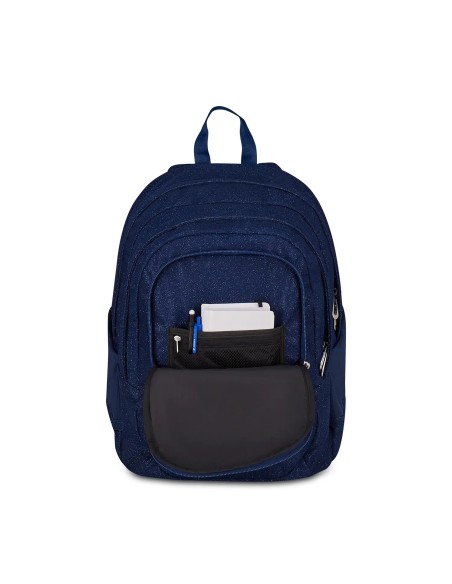 Seven Tech Shiny Blue Backpack 30L – Laptop Tablet Pocket ROU329703 Invicta | Futurartshop.com