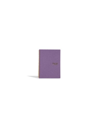 Quaderno a spirale A6 amethyste – Quadretti 5 millimetri senza margine LAGCOL24672 Colourbook | Futurartshop.com