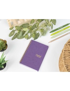 Quaderno a spirale A6 amethyste – Quadretti 5 millimetri senza margine LAGCOL24672 Colourbook | Futurartshop.com 2