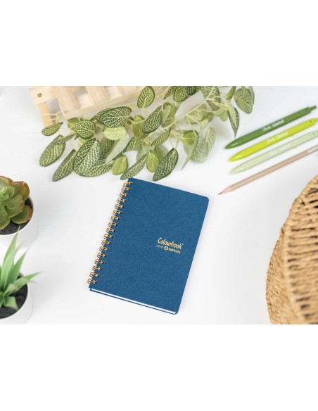 Quaderno a spirale A6 saphir – Quadretti 5 millimetri senza margine LAGCOL24630 Colourbook | Futurartshop.com