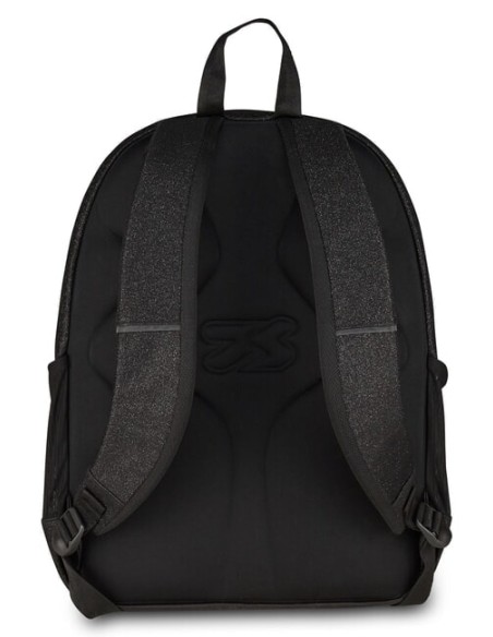 Zaino Scuola Seven Shiny Tech nero – Doppio Scomparto Porta PC e Tablet ROU324449 Seven | Futurartshop.com