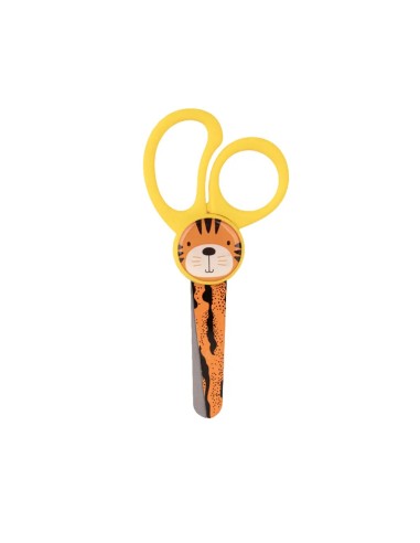Wild Scissors 13 cm – Kids School Use, 4 Assorted Colors LAGCOL26107 Colourbook | Futurartshop.com