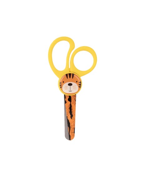Wild Scissors 13 cm – Kids School Use, 4 Assorted Colors LAGCOL26107 Colourbook | Futurartshop.com