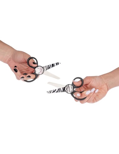 Wild Scissors 13 cm – Kids School Use, 4 Assorted Colors LAGCOL26107 Colourbook | Futurartshop.com