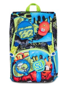 Zaino Scuola Seven SJ Gang Soft Pouch Boy – Estensibile Big ROU330860 Seven | Futurartshop.com
