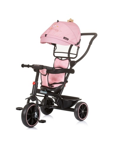 Triciclo Chipolino Pulse Princess Rosa – Tettuccio e Maniglione AGR15990 Chipolino | Futurartshop.com