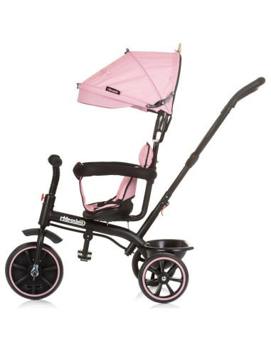 Chipolino Pulse Princess Pink Tricycle – Canopy & Parent Handle AGR15990 Chipolino | Futurartshop.com