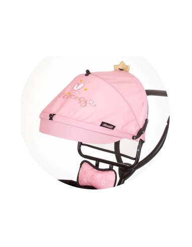 Chipolino Pulse Princess Pink Tricycle – Canopy & Parent Handle AGR15990 Chipolino | Futurartshop.com