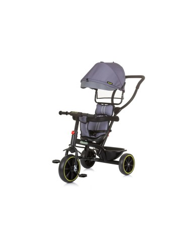 Triciclo Chipolino Pulse Granito – Tettuccio e Maniglione Genitori AGRTRKPL0242GN Chipolino | Futurartshop.com
