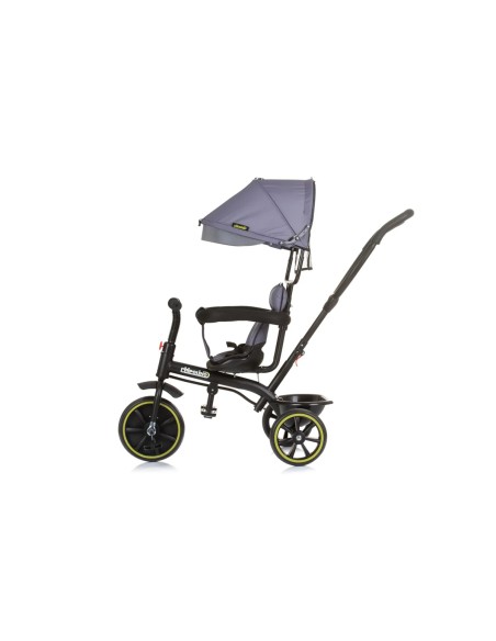 Triciclo Chipolino Pulse Granito – Tettuccio e Maniglione Genitori AGRTRKPL0242GN Chipolino | Futurartshop.com