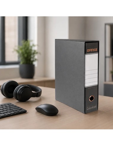 Black Office Recorder 8cm Back LAGCOL26120 Colourbook | Futurartshop.com