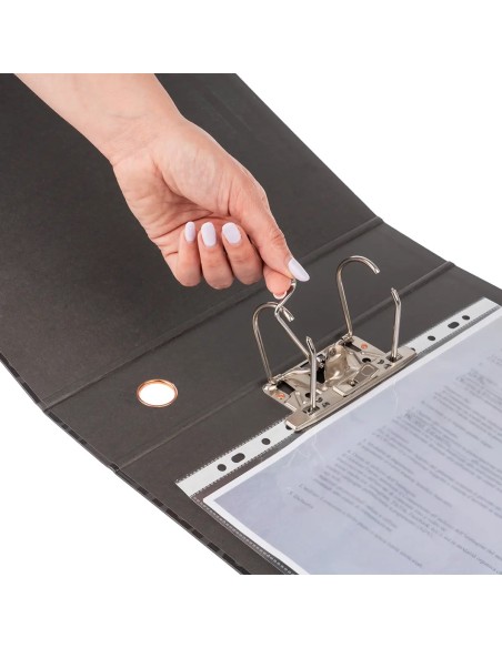 Registratore Office Nero dorso 8cm LAGCOL26120 Colourbook | Futurartshop.com