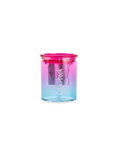 Gradient Pencil Sharpener – 2 Holes with Shavings Tank, 2 Colours LAGCOL26022 Colourbook | Futurartshop.com