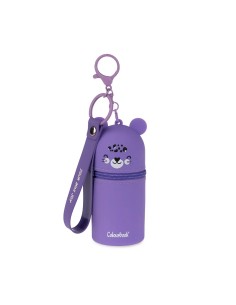 Mini pencil case with mini gummy silicone keychain - 2 colors LAGCOL25987 Colourbook | Futurartshop.com 2