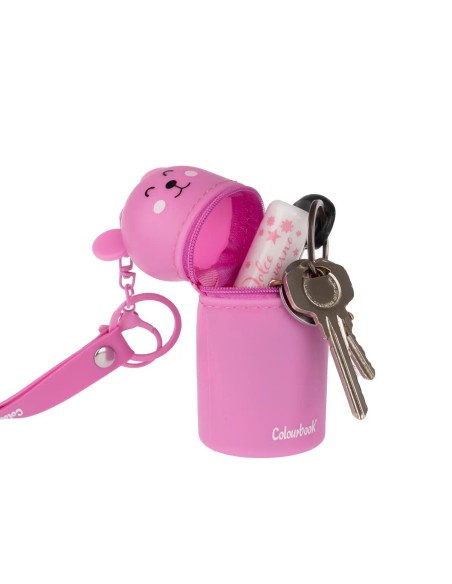 Mini astuccio con portachiavi mini gommy in silicone - 2 colori LAGCOL25987 Colourbook | Futurartshop.com
