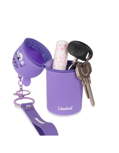 Mini astuccio con portachiavi mini gommy in silicone - 2 colori LAGCOL25987 Colourbook | Futurartshop.com