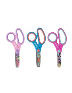 Fun Scissors 13 cm – Steel Blade, 3 Colours LAGCOL26106 Colourbook | Futurartshop.com