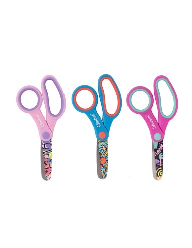 Forbici Fun 13 cm – Lama in Acciaio, 3 Colori LAGCOL26106 Colourbook | Futurartshop.com