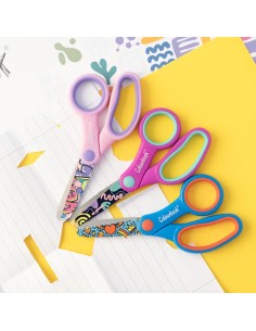 Fun Scissors 13 cm – Steel Blade, 3 Colours LAGCOL26106 Colourbook | Futurartshop.com 2