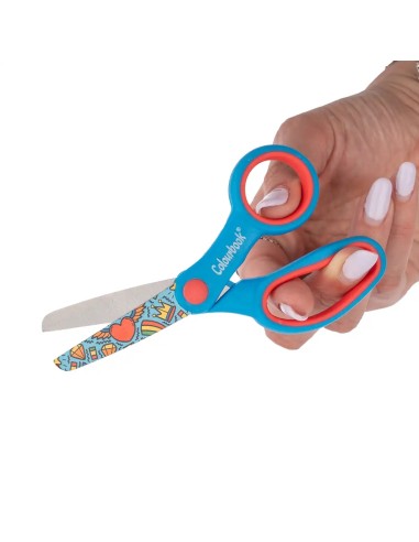 Forbici Fun 13 cm – Lama in Acciaio, 3 Colori LAGCOL26106 Colourbook | Futurartshop.com