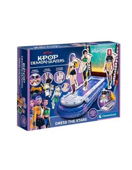 Dress the Stars K-Pop Demon Hunters – HUNTR/X Fashion Kit CLE18477 Clementoni | Futurartshop.com