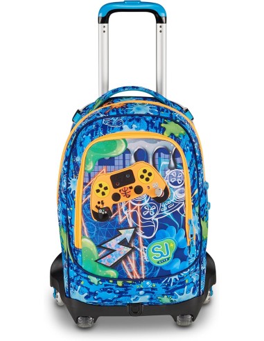 SJ Gang Jack 8WD Joyful Pins Boy Detachable School Trolley ROU3310278 Seven | Futurartshop.com