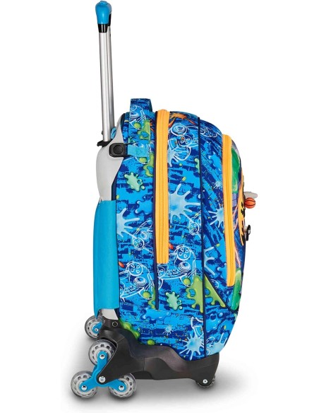 Trolley Scuola Sganciabile Seven SJ Gang Jack 8WD Joyful Pins Boy ROU3310278 Seven | Futurartshop.com