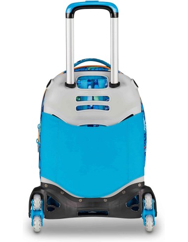 Trolley Scuola Sganciabile Seven SJ Gang Jack 8WD Joyful Pins Boy ROU3310278 Seven | Futurartshop.com