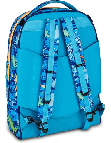 Trolley Scuola Sganciabile Seven SJ Gang Jack 8WD Joyful Pins Boy ROU3310278 Seven | Futurartshop.com