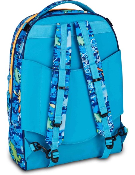 Trolley Scuola Sganciabile Seven SJ Gang Jack 8WD Joyful Pins Boy ROU3310278 Seven | Futurartshop.com