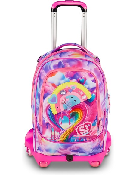 Trolley Scuola Seven SJ Gang Jack 8 Ruote – Joyful Pins Girl ROU331096 Seven | Futurartshop.com