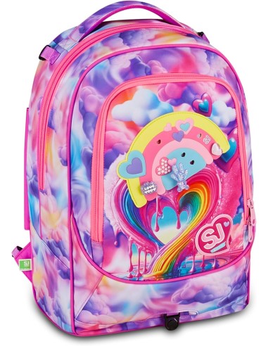 Trolley Scuola Seven SJ Gang Jack 8 Ruote – Joyful Pins Girl ROU331096 Seven | Futurartshop.com