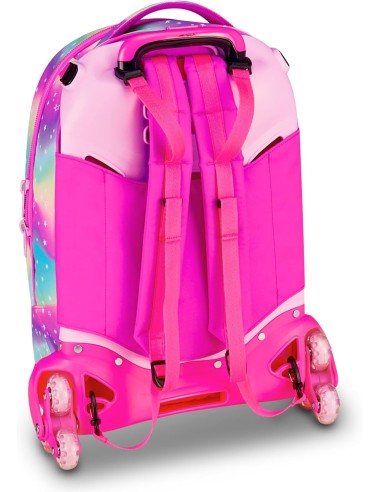 Trolley Scuola Seven SJ Gang Jack 8 Ruote – Soft Pouch Girl ROU330952 Colourbook | Futurartshop.com