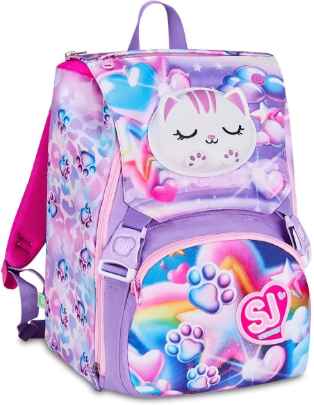 Zaino Scuola Seven Sdoppiabile Big SJ Gang Glowcat – Gatto Luminoso ROU330853 Seven | Futurartshop.com