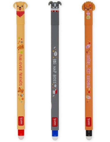 Set 3 penne fur ever friends LEGEPSET0017 Legami Milano | Futurartshop.com