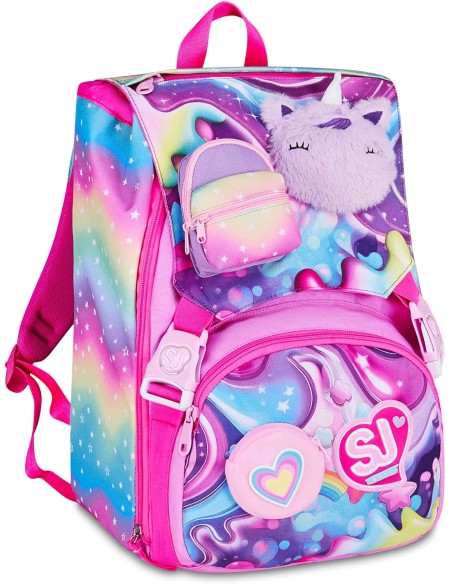 Zaino Scuola Seven Sdoppiabile Big SJ Gang Soft Pouch Girl ROU330976 Seven | Futurartshop.com