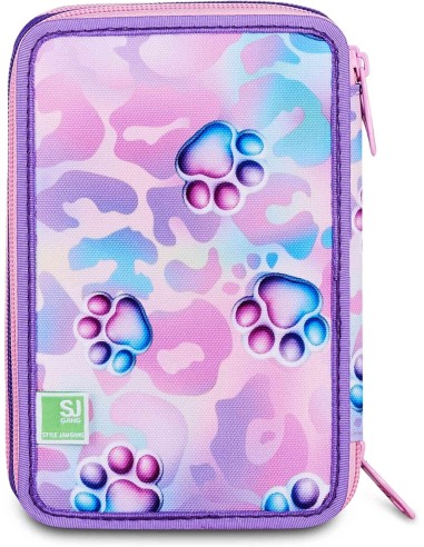 Astuccio 3 Zip 3D Seven SJ Gang Glowcat – Completo 45 Pezzi Scuola ROU330624 Seven | Futurartshop.com