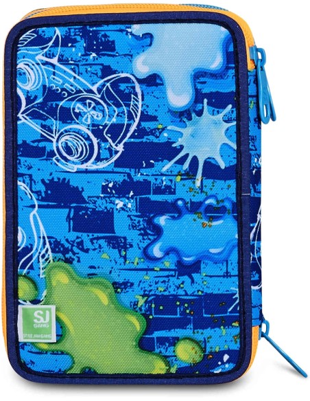 Astuccio 3 Zip Seven SJ Gang Joyful Pins Boy – Completo 45 Pezzi ROU330983 Seven | Futurartshop.com