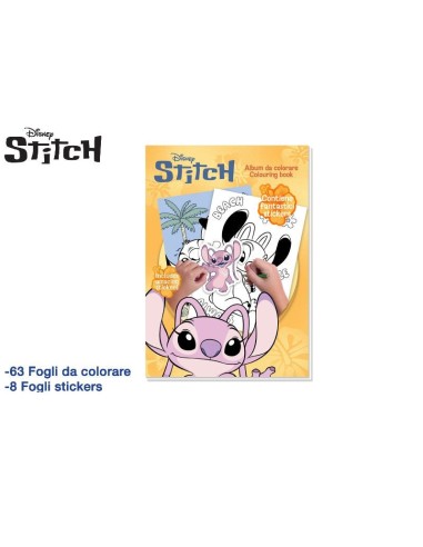 Disney Angel Mouse Coloring Book 71 Sheets with Stickers for Kids EOL308627 CR Group | Futurartshop.com