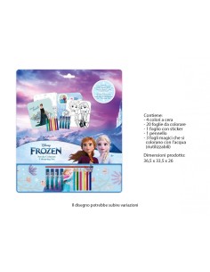 Set da Colorare Disney Frozen – Pastelli, Stickers e Fogli Magici EOL967497 CR Group | Futurartshop.com