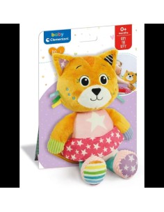 Baby Clementoni Katy the Kitty Plush – Newborn Soft Toy 0+ Washable CLE17908 Clementoni | Futurartshop.com