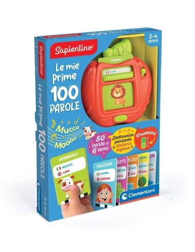 Sapientino Le Mie Prime 100 Parole – Console Parlante 2-4 Anni CLE16818 Clementoni | Futurartshop.com